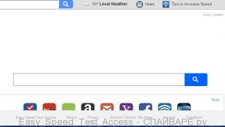 Easy Speed Test Access