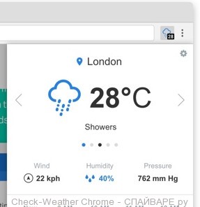 Check-Weather Chrome