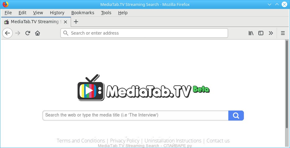 MediaTab.TV Streaming Search