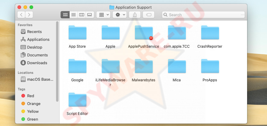 Application Support folder