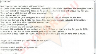 Fdcv ransom note