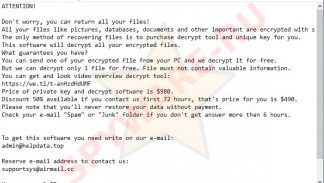 Zfdv ransom note